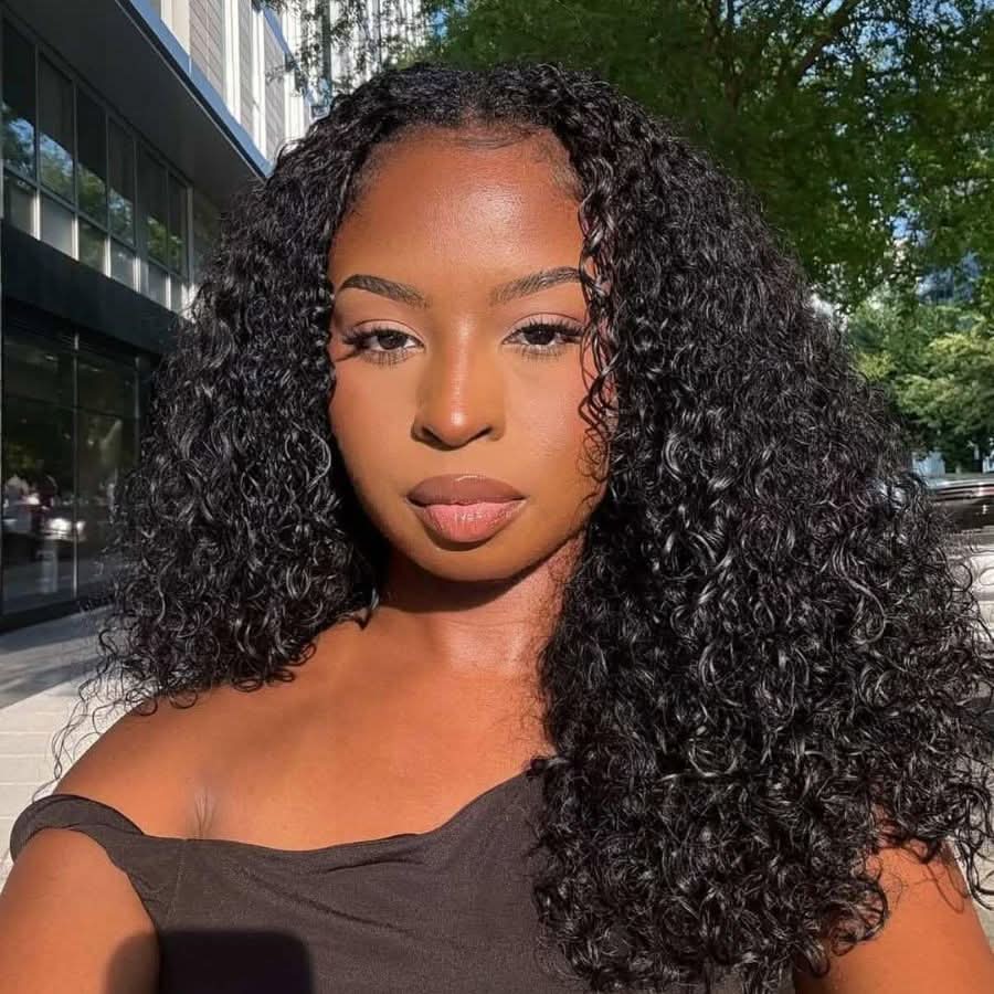 Insta Wig Burmese Curl 3 IN 1 Half Wig Glueless Flexi-Fit Drawstring Wig HWP LUX